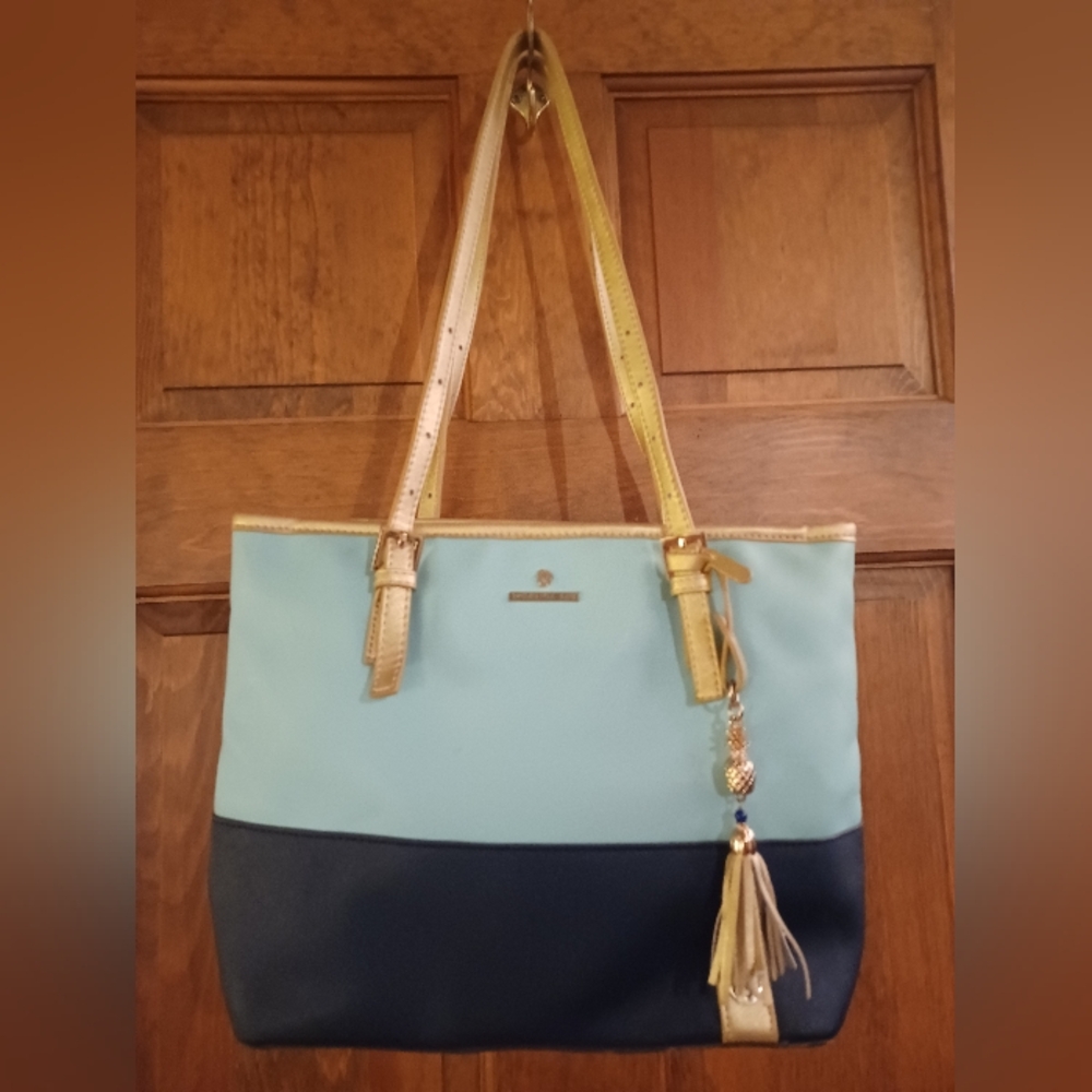 Spartina 449 blue handbag shoulder bag purse